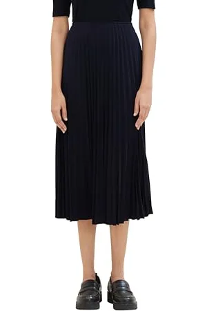 TOM TAILOR Damen Plissee Rock, , 44