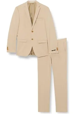 JACK & JONES Herren Jprsolaris Check Suit Anzug 12239770, ,54