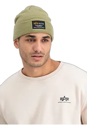 Alpha Industries Unisex Crew Strickmütze aus Acryl Beanie-Mütze, , Talla Única