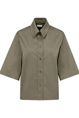 Seidensticker Damen Regular Fit Kurzarm Bluse, , 34