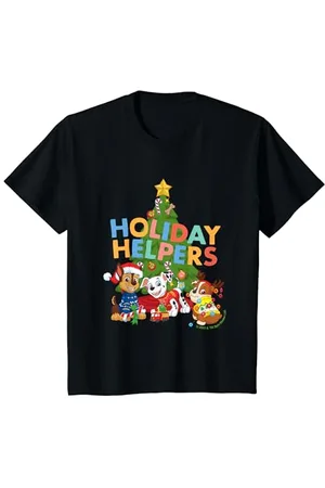 Paw Patrol Kinder Weihnachten Holiday Helpers Group Shot T-Shirt
