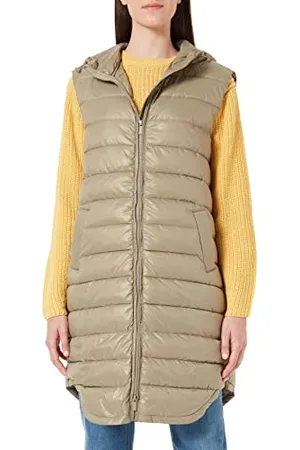 ONLY Damen ONLMELODY Hooded Waistcoat Shiny OTW Lange Steppweste, , m