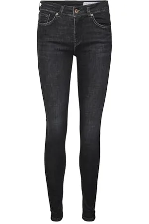 VERO MODA Womens Black Jeans Stretch