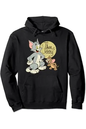 Tom And Jerry WB 100: Distressed Poster Pullover Hoodie