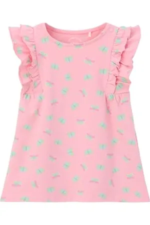 QS by s.Oliver Junior Baby Girls 2130641 Kleid mit Allover Print, , 86