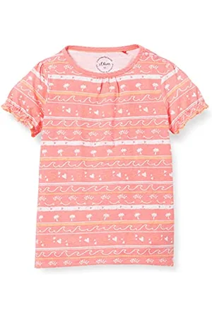 QS by s.Oliver Junior Baby-Mädchen 405.10.105.12.130.2061934 T-Shirt, rosa, 74
