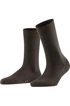 Falke Damen Socken Softmerino W So Wolle Baumwolle einfarbig 1 Paar, , 37-38