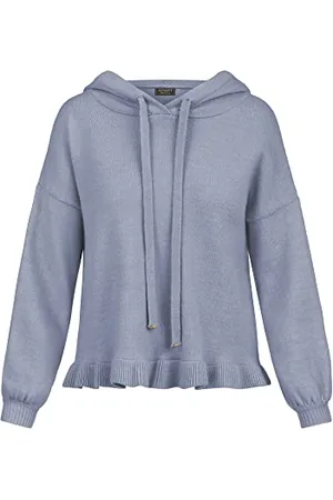 Apart ApartFashion APART Strick-Hoodie mit Volant-Saum