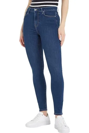 Tommy Hilfiger Damen Jeans Flex Harlem Skinny Fit, Blau (Kai), 25W / 32L