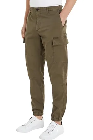 Tommy Hilfiger Herren Hose Chelsea Cargo Gabardine Gmd Cargohose, Grün (Army Green), 32W / 32L