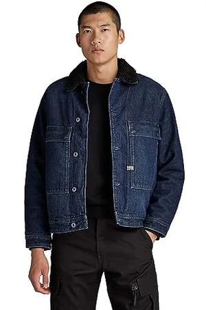 G-Star RAW Herren Utility Flap Pocket Sherpa Jacke, , S