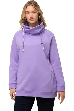 Ulla Popken Damen Basic Zweifarbige Kordel Sweatshirt 48-50