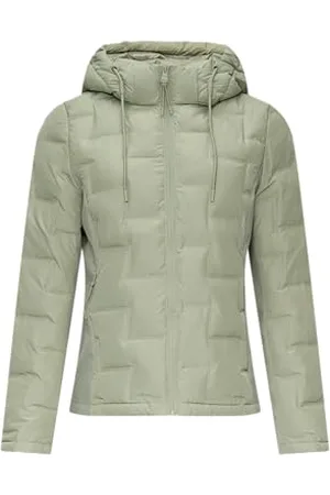QS by s.Oliver Damen 2150978 Hybridjacke mit Kapuze, , 42