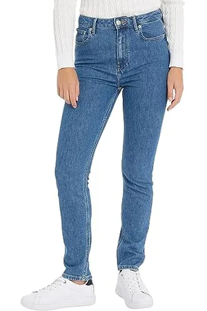 Tommy Hilfiger Damen Jeans Slim Cigarette Stretch, Blau (Eve), 24W / 32L