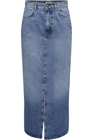 ONLY Onlcilla Long Slit Skirt DNM Noos
