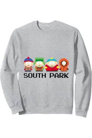 South Park Gang Stan Kyle Cartman & Kenny verpixelt Sweatshirt