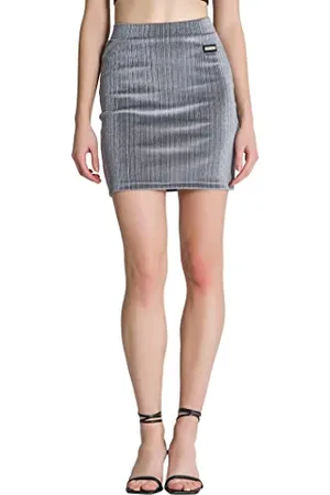 Gianni Kavanagh Damen Grey Under Skirt Rock, , XS