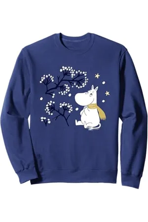 Moomin Troll Winter beobachtet den Schnee Sweatshirt