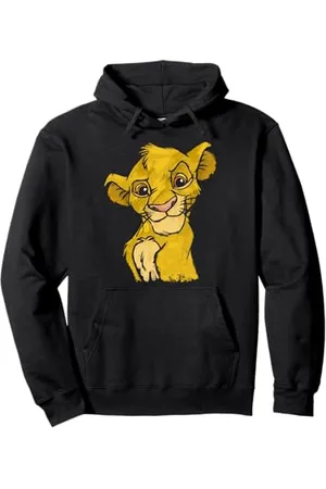 Disney Der König der Löwen, junge Simba, Porträtskizze, lächelnd Pullover Hoodie