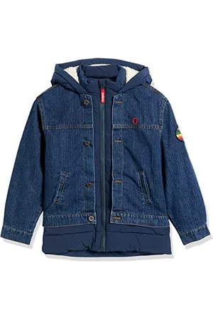 Desigual Boys CHAQ_PACIF Jacket, Blue, 9/10