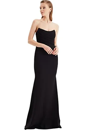Trendyol Damen Maxi Mermaid Regular Abendkleid & Ballkleid Kleid, , 38 EU