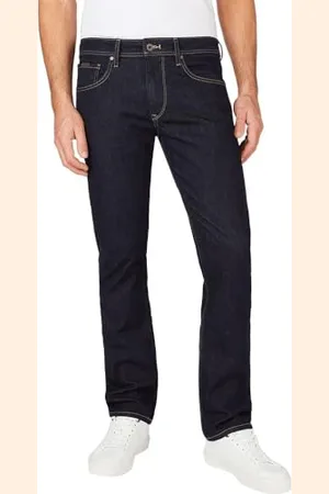 Pepe Jeans STRAIGHT FIT MID-RISE JEANS - CASH, , 29W / 32L