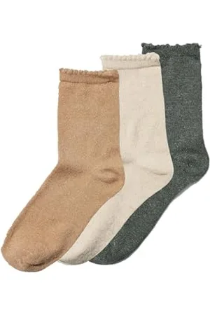 Pieces® Pcsebby Glitter Long 3-Pack Socks Noos