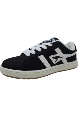 KangaROOS Unisex K-CA AD Pimp Sneaker, Jet Black/White, 47 EU