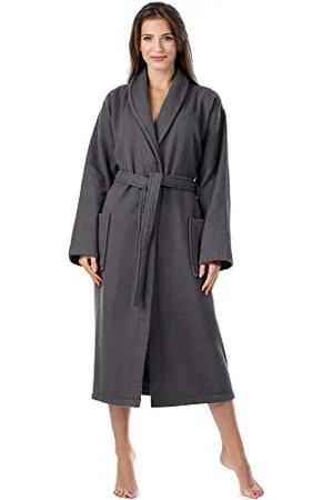Ladeheid Damen Frottee Bademantel aus 100% Baumwolle Waffelpiqué LA40-227 ( , M)
