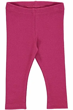 Green Cotton Alfa Rib Leggings Baby