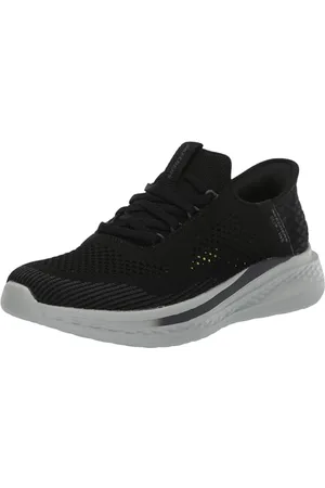 Skechers Herren Slade Quinto Mokassin, Black, 47.5 EU