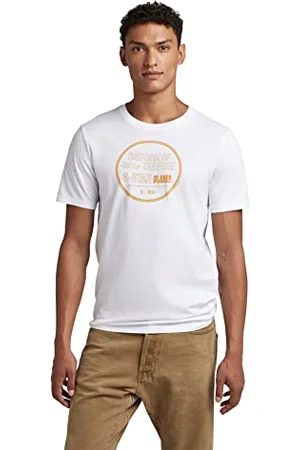 G-Star RAW Herren Chest Graphic Slim T-Shirt, , XXL