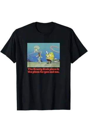 Spongebob SpongeBob Squidward Pizza T-Shirt