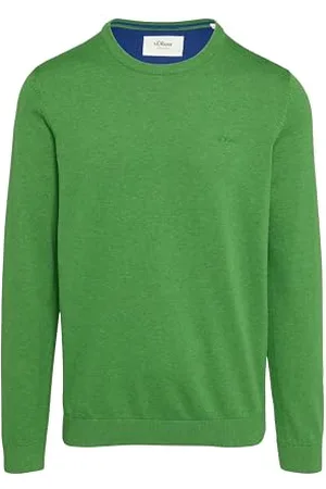QS by s.Oliver Herren 2156055 Pullover mit Logo-Detail, ,L