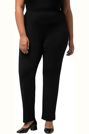 Ulla Popken Damen Jerseyhose Hosen, 1, 50W / 32L