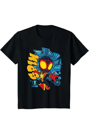 Marvel Kinder Spidey and His Amazing Friends Web-Spinners Spin T-Shirt