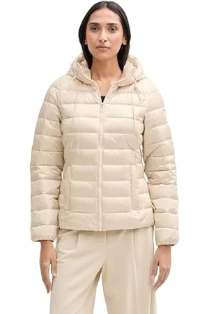 TOM TAILOR Puffer-Weste mit Druckknöpfen, sand stone beige, XS