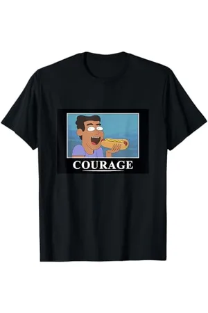 Rick and Morty Courage Poster T-Shirt