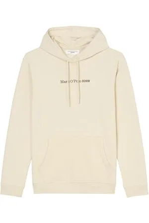 Marc O’ Polo Marc OߴPolo Denim Herren Hoodie aus Bio-Baumwolle mit Kapuze, Beige , S