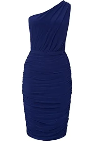 Swing Damen Kleid | Bleistiftkleid | Etuikleider | Festliches Kleid | Partykleid | Cocktailkleider | Drapiertes Kleid | Tailliertes Kleid | Enges Kleid | EIN Schulter Kleid |