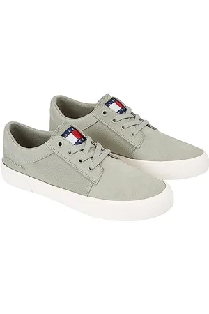 Tommy Hilfiger Damen Vulcanized Sneaker Lace Up Schuhe, Mehrfarbig (Faded Willow), 37
