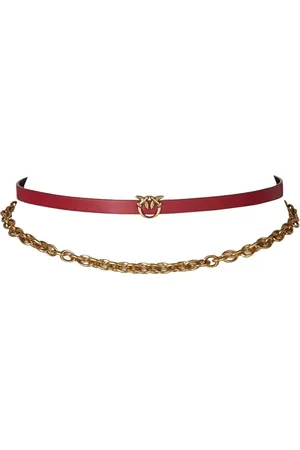 Pinko Damen Love Micro Chain H1 Belt Vitel Gürtel, , S