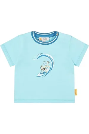 Steiff Baby - Jungen T-Shirt Kurzarm mit Grafik, Surfing, , 62