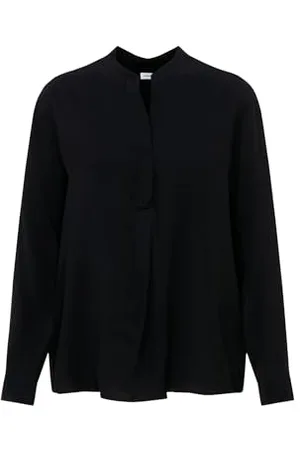 Seidensticker Damen City Tunika mit V-Ausschnitt Regular Fit Langarm Bluse, , 48