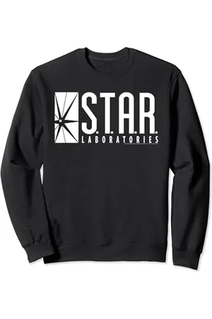 DC Comics Originals Flash Star Labs Logo White Sweatshirt