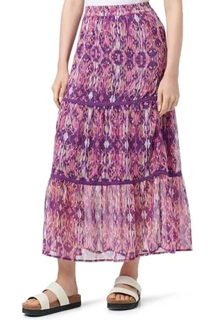ONLY Damen Maxirock Onlviva Life Maxi Skirt Ptm, , XL