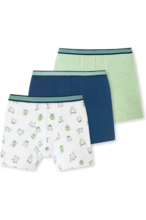 Schiesser Jungen 3 Pack Boxershorts-95/5 Organic Bio Baumwolle-Größe 140 Unterwäsche, , 92 (3er Pack)