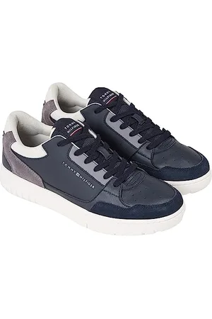 Tommy Hilfiger Herren Cupsole Sneaker Basket Core Schuhe, Blau (Desert Sky), 43