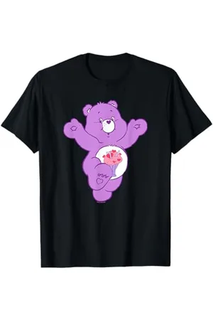 Care Bears Share Bear Milkshake Belly Badge Portrait T-Shirt