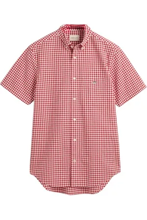 GANT Herren REG POPLIN Gingham SS Shirt, , L